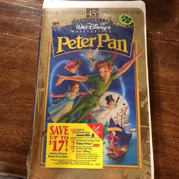 Disney Peter Pan Masterpiece Collection VHS SEALED